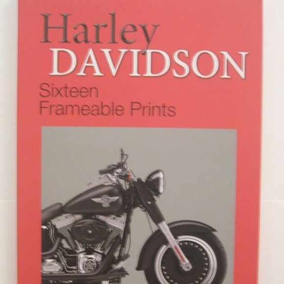 Metro Books Harley Davidson Motorcycle 16- FRAMEABLE Prints NEW Great Gift - Picture 1 of 3